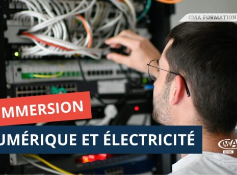 Immersion dans les filières du Numérique et en électricité à CMA Formation Rennes - Bruz
